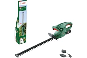 Bosch Home and Garden Bosch Tagliasiepi a Batteria EasyHedgeCut 18-45 (Senza Batteria, Sistema da 18 Volt, Lunghezza Barra 45 cm, Confezione in Cartone), Verde Classico, Lunghezza Lama 45 cm
