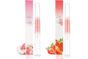 MESCHETT 2 bolígrafos de aceite para cutículas para el cuidado de las uñas,bolígrafo de aceite revitalizador de cutículas con cepillo suave,aceite de cutículas para evitar que las uñas se agrieten y se sequen