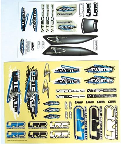 Electronic 124001–LRP Decal sheet S10 Twister Buggy 2WD 10 / 1