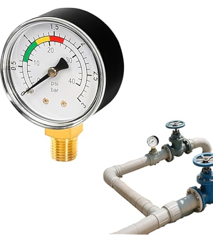 Kit de Test de Pression Hydraulique - 5 Manomètres de 0 à 600 bar