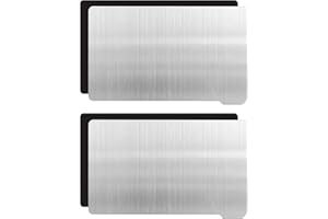 SOOWAY 3D Printer Upgraded Platform 135x80mm 2 Pack, Resin Magnetic Flexible Steel Plate Compatible With Anycubic Mono, Photon, Photon S, Qidi Shadow 5.5S