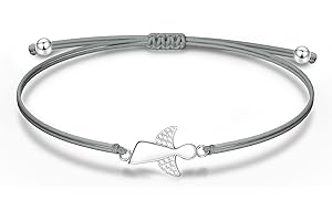NINAWISH Sterling Silber Armband für Damen, Glücksarmband, Freundschaftsarmband, Knöchel-Armband, Muttertagsgeschenk für Mama, Schmuck Freundschaft Geschenke für Frauen, Armband Damen, mit Schmuck-Box