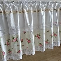 A.Monamour Rideau De Cuisine Court Pour Petit Fenêtre Maison De