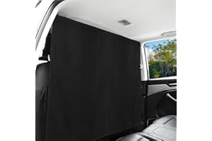 ZATOOTO Zasłony maskujące, zamszowe, zaciemniające, ochrona przed słońcem do samochodu, na przód, tył, boczne okna, zdejmowana magnetyczna zasłona kempingowa, kompatybilna z samochodami osobowymi