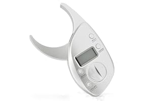 ANCLLO 50mm Digital LCD Body Fat Caliper Skin Fold Thickness Measuring Device