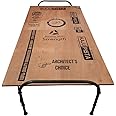 AARAM CHARPAI UDYOG Engineered Plywood Folding Bed for Sleeping Single Size 6 Leg Supports Unique Design Space Saving |Heavy Duty Metal Frame | Portable | Multipurpose | Lightweight (Brown, 36” X 72”)