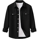 DEELMO Men’s Stylish Cotton Blend Casual Shirt || Full Sleeve Button-Down Shirt with Dual Flap Pockets || Comfortable Breatha