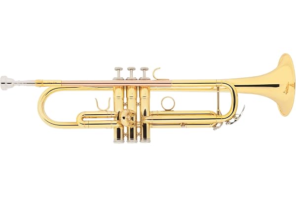 Classic Cantabile TR-30L Trompette Sib (pavillon laiton 123 mm, perce en laiton doré, pistons Monel, perce 11,65 mm)