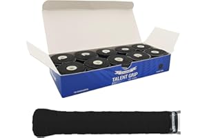 G-Lueck 10er Set Tennis Griffband (sehr griffig) | 0,50-0,60mm Stärke | Overgrip für Squash Badminton Schläger & Kicker inkl. selbstklebendes Abschlußband | Anti-Rutsch