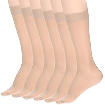 Calzini Trasparenti Donna 15 Den - 4 Paia, Sottili, Eleganti, Per Tacchi Alti