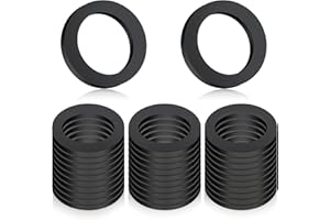 BRUISLARD 30 Stück Dichtungsringe 1 Zoll Flachdichtungen Dichtung Gummi Wasserhahn Unterlegscheiben Flachdichtung für Dichtung Duschkopf Waschbecken Ablauf Poolpumpe Pool