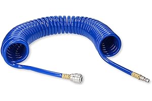 BRILLIANT TOOLS BT160035 Compressed Air Spiral Hose Diameter 10 mm 10 m [Powered by KS TOOLS]
