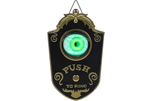 BESTOYARD Halloween-Augapfel-TüRklingel Mit GeräUschen, Gruselige Spukhaus-Dekoration, Gruselige Halloween-Augapfel-TüRklingel FüR Die HaustüR-Dekoration (Batterie Nicht Im Lieferumfang Enthalten)