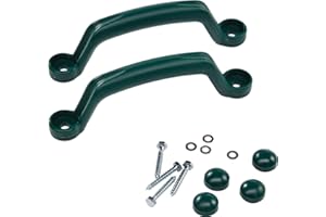 HOQ 1 Paar Haltegriffe für Spielturm/Hochbett grün