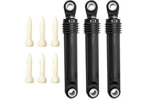 DULFAX 3 amortiguadores de lavadora con pasadores de montaje para repuesto de lavadora LG (383EER3001G y 4901ER2003A) 383EER3001F, 383EER3001H, 383EER3001J