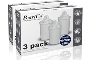PearlCo classic - Confezione 6 filtri per aqua (compatibile Brita® Classic)