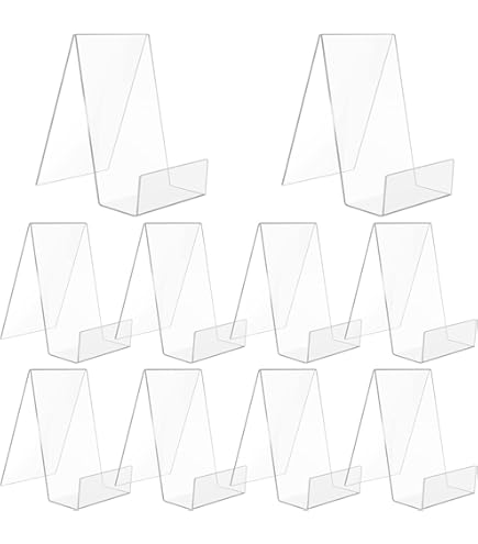 Taakige Acryl Buchständer 10 Stück - Transparente Display Halter