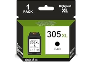 COLOWORLD Wkłady atramentowe 305 XL, 305 kartridży do drukarek, czarne, kompatybilne z drukarkami HP 305, z drukarkami HP DeskJet 4110e 2720e 4120e 2700 DeskJet Plus 4100 Envy 6000 6020e Envy Pro 6420e