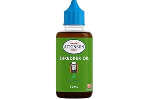 Atkinson Oil Co. Shredder Oil 30ml – Natural, Biodegradable & Non-Toxic Lubricant for Paper Shredders, Extends Machine Life & Reduces Jams