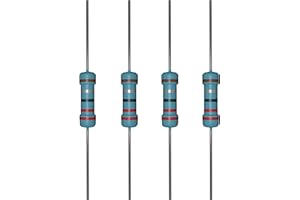 iLAN 100pcs 2.2 ohm Resistor 1/4w (0.25 Watt) ±1% Tolerance Metal Film Fixed Resistor (2.2 ohm)