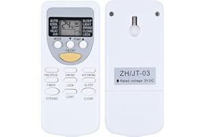 GOUYESHO New ZH/JT-03 - Telecomando di ricambio per CHIGO AC A/C condizionatore ZH/JT-01 ZH/JT-08 ZH/JG-01, per Everwell ZH/JT-01, per ElginZH/JT-01 ZH/JT-03, per EcOx ZH/JT-03 ZH/JT-01 G1111.CWS8
