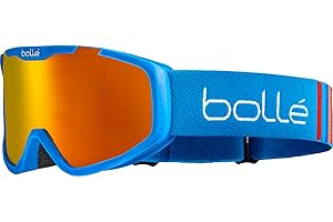 Bolle ROCKET & PLUS Masque de ski pour enfants - Protection UV - Confort et vision claire - Différentes couleurs