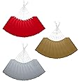 Hallmark Gift Tags, Pack of 30 in 3 Festive Colours, Red, Silver, Gold, Christmas, With Twine
