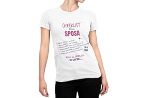 Niscioma T-Shirt Simpatica Donna con Stampa Ironica Addio al Nubilato Magliette Divertenti Stampate