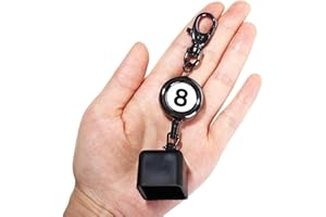 VIFER Chalk Holder Retractable Billiards Snooker Pool Cue Chalk Holder Portable Drawing Belt Clip Key Ring Snooker Billiard Accessories, Black