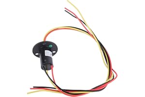 HILITAND 3 Fils Bague Collectrice 250RPM 15A 0-600V pour Générateur de Puissance Turbine de Vent Collecteur de Puissance