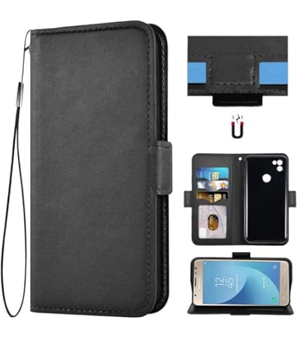 PU Leder Handyhülle Für Gigaset GS5 - Klapphülle Mit Wildlederoptik & Kartenfächern