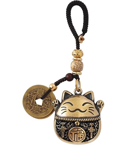 Enamel Alloy Cat Key Chain - Cute Purse Charm & Handbag Accessory For Women