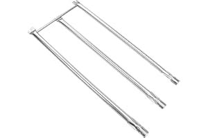 LOKHING Ersatzbrenner Gasgrill für Weber Spirit 300 Serie, Spirit E310 E320 Edelstahl Zubehör Brenner 71 cm 7508 fit Weber Genesis Silber B & C, Gold B & C, Spirit 700 Weber 900 (Mit Seitentasten)