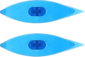 Artibetter Occhi Schiffchen Kunststoff Tatting Shuttle für Occhispitze Hand Spitze Herstellung Kunst Werkzeug 2 Stück