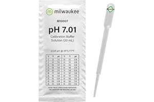 Weedness Soluzione tampone pH 7,01 20 ml - Misuratore di pH Valore Soluzione di Calibrazione Buffer Set Liquido Grow Coltivazione