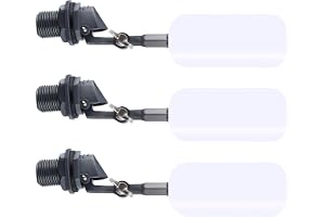 DILISEN 3-pack tillförlitlig vatten flytande kulventil avstängning 1/2 tum automatisk fyllningsmatning luftfuktare vattentank