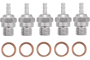 Bruafsir 5Pcs N3 Glow Plug Nitro Hot Apex Engine Parts Accessories Replacement OS RC Car 70117