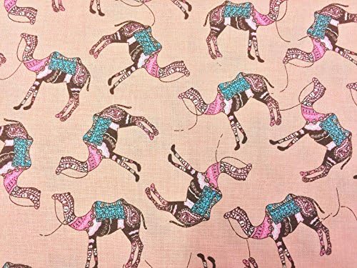 Jane Makower Cotton Dress Fabrics – The Wildlife &amp; Out Of Africa Collections - Camel Train