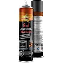 CLEANSTAR - 400ml Kaminscheibenreiniger Spray für Kamin & Ofen Reinigung - 5 in 1 Aktivschaum Kaminglas-Reiniger extra stark gegen Ruß & Schmutz