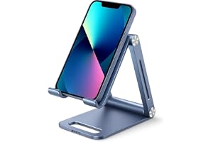 Fitto Foldable Cell Phone Stand for Desk – Adjustable, Portable Phone Holder