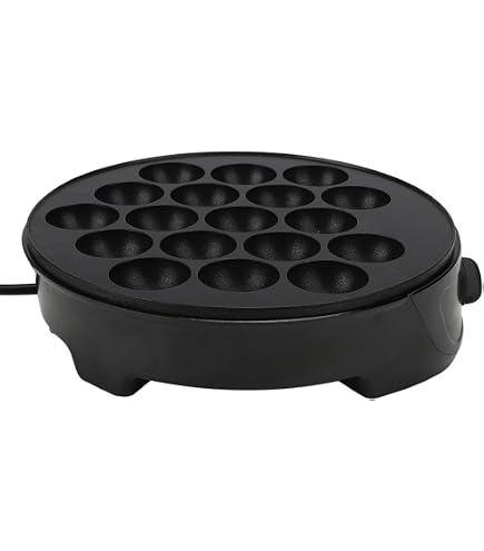 Piastra Elettrica Per Cucinare Macchina Takoyaki StarBlue 18 Fori - Padella Elettrica Per Palline Di Polpo, Controllo Temperatura 700W, 220-240V Cottura Takoyaki Casa - 2