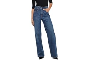 ONLY Female Jeans mit weitem Bein ONLHOPE Hohe Taille Weiter Beinschnitt Jeans