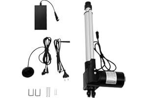SANBOUSI Actionneur linéaire 6000N DC 24 V Moteur 230 mm Accumulateur électrique Recliner Moteur 38-61 cm Max. Appuyez et tirer 600 kg