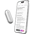 AI Voice Recorder, PLAUD NotePin Voice Recorder, App Control, AI Notetaker, AI Transcribe & Summarize, Support 112 Languages, 64GB Memory, Audio Recorder for Lectures, Meetings, Lunar Silver