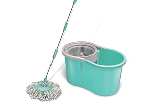 Spotzero By Milton Mini Spin Mop, Aqua Green