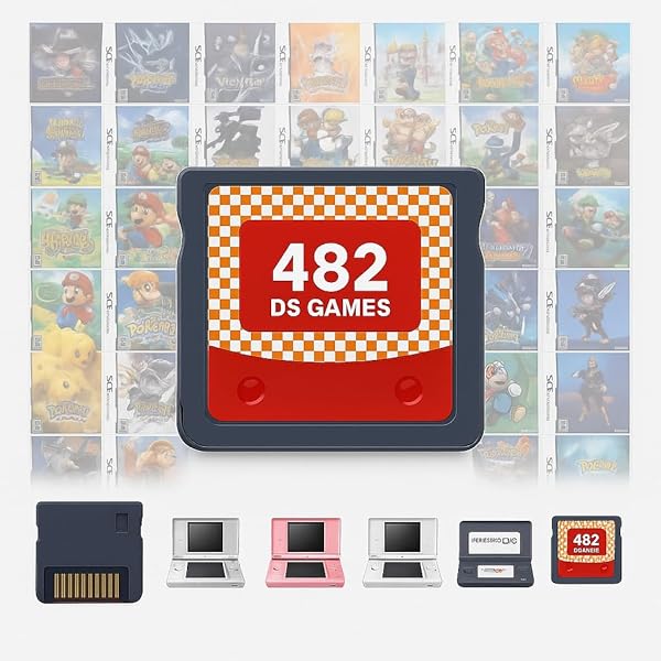 468 in 1 Games Super Combo Cartridge for DS, NDS, NDSL, NDSi, 3DS