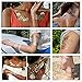 8 Sheets Metallic Temporary Waterproof Tattoo Sticker Choker Chain Necklace Jewelry for Women Beauty Body Art