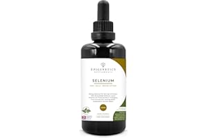 EPIGENETICS Selenium Supplements 100ml Liquid | Sodium Selenate | Over 100% Recommended Intake Per Serving | 4 Months Supply | No Artificial Sweeteners, Sugar Free | Vegan & Made in UK