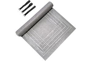 TINYOUTH Puzzelmatten für Puzzle Bis 1000/1500/2000 Teile, 1.5mm Puzzle Matte Puzzle Zubehör Puzzleunterlage für Runde Quadratisches & Rechteck Puzzle, Grau