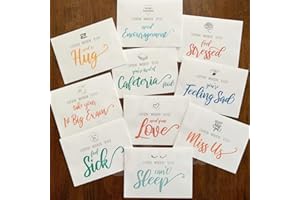 KULSUM 16PCS Open When Envelopes, Envelope English Greeting Card, University College Gifts for Students Friends, Leaving Home Gift, Open When Envelopes for College Daughter Son